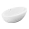 Anzzi Kekehun 6.3 ft. Solid Surface Freestanding Bathtub in Matte White FT-AZ8415 - alternate 1
